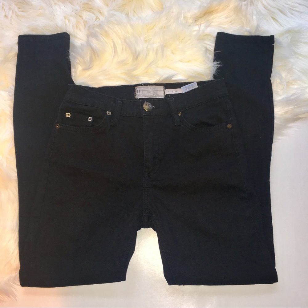 Free People Skinny High Rise Stretch Jeans Size 25